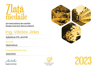 Zlatá medaile za med 2023